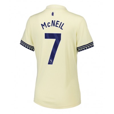 Ženski Nogometni dresi Everton Dwight McNeil #7 Gostujoči 2025-26 Kratek Rokav Ženski Nogometni dresi Everton Dwight McNeil #7 Gostujoči 2025-26 Kratek Rokav